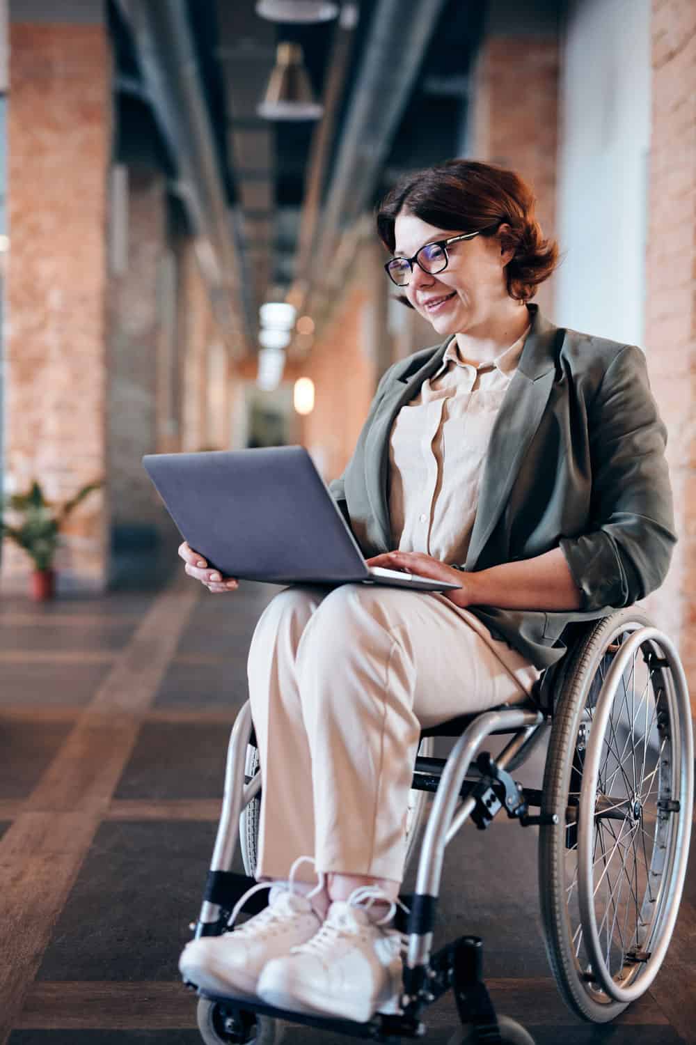 Self-Care woman in wheelchair